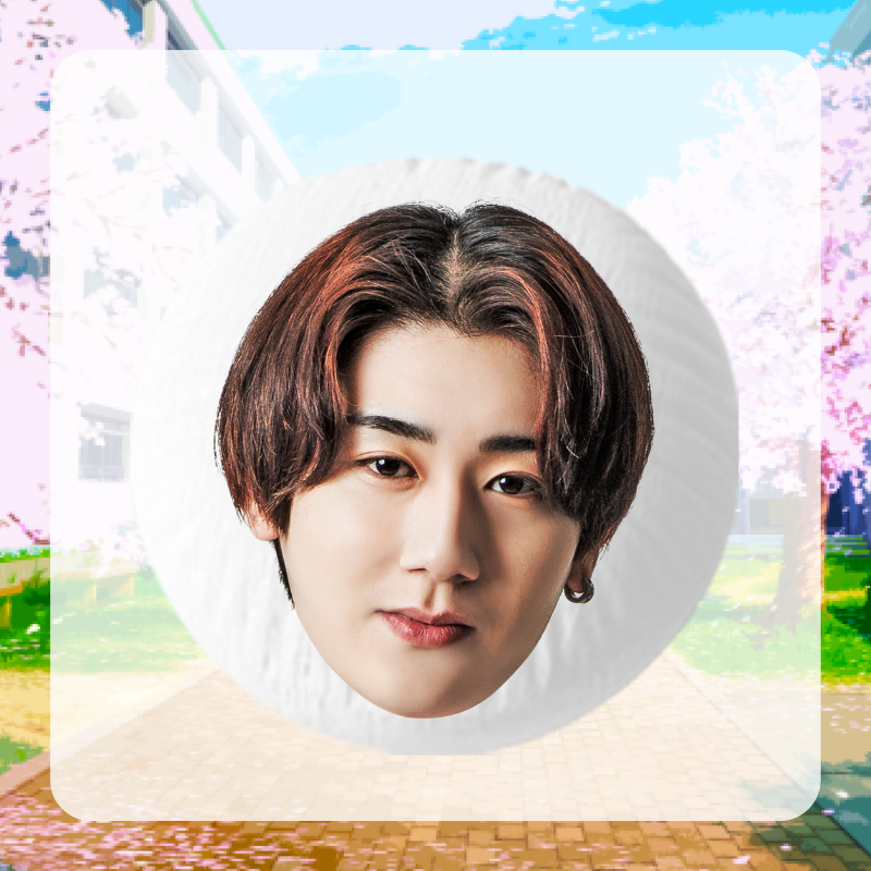 マジで、どこいく。ファンミーティング 顔面クッション(rion)