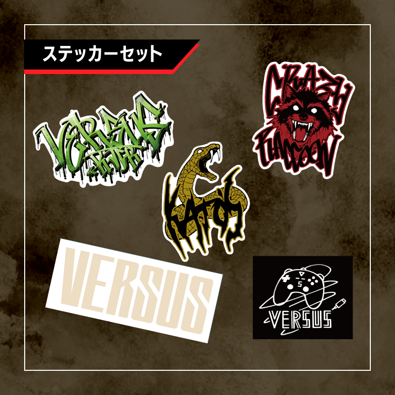 VERSUS ステッカーセット(HOKUSAI Edition)