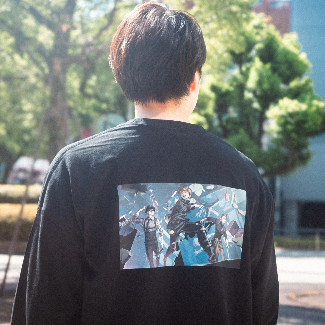 "足跡"ロンT