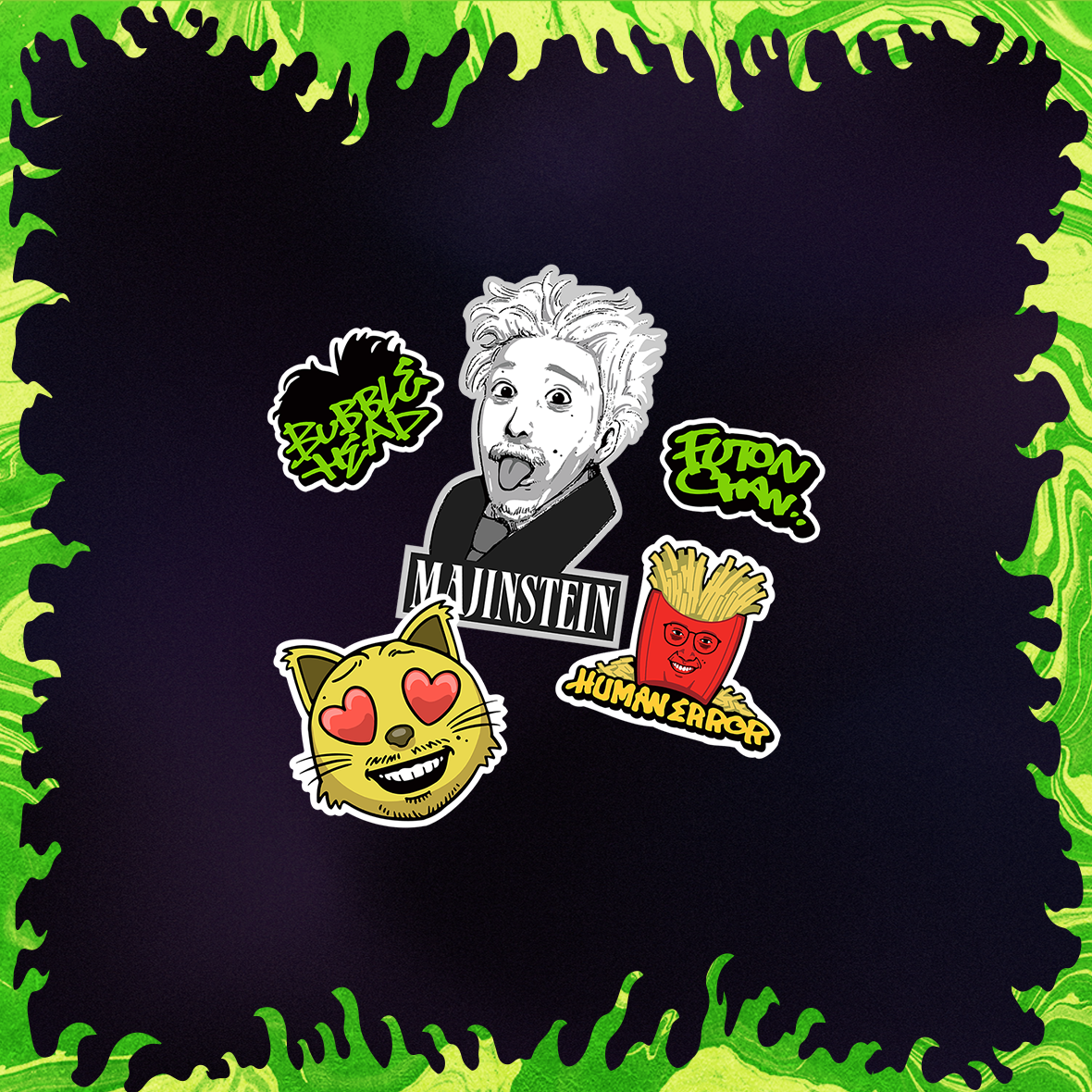 布団ちゃん OFFICIAL GOODS VOL.2 - MAJIN STICKERS -