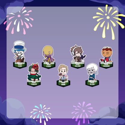 Animejapan 限定 grandarchive アクリルスタンド コンプ BPF FAN MEETING in NAGOYA アクリルスタンドコンプリートセット